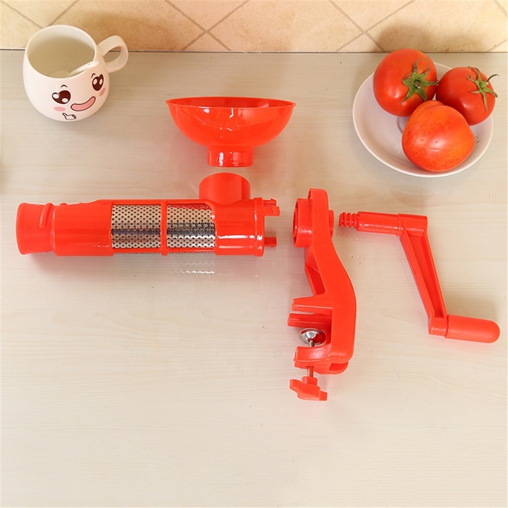 High quality hand manual Plastic Kitchen tomato Vegetable  juicer