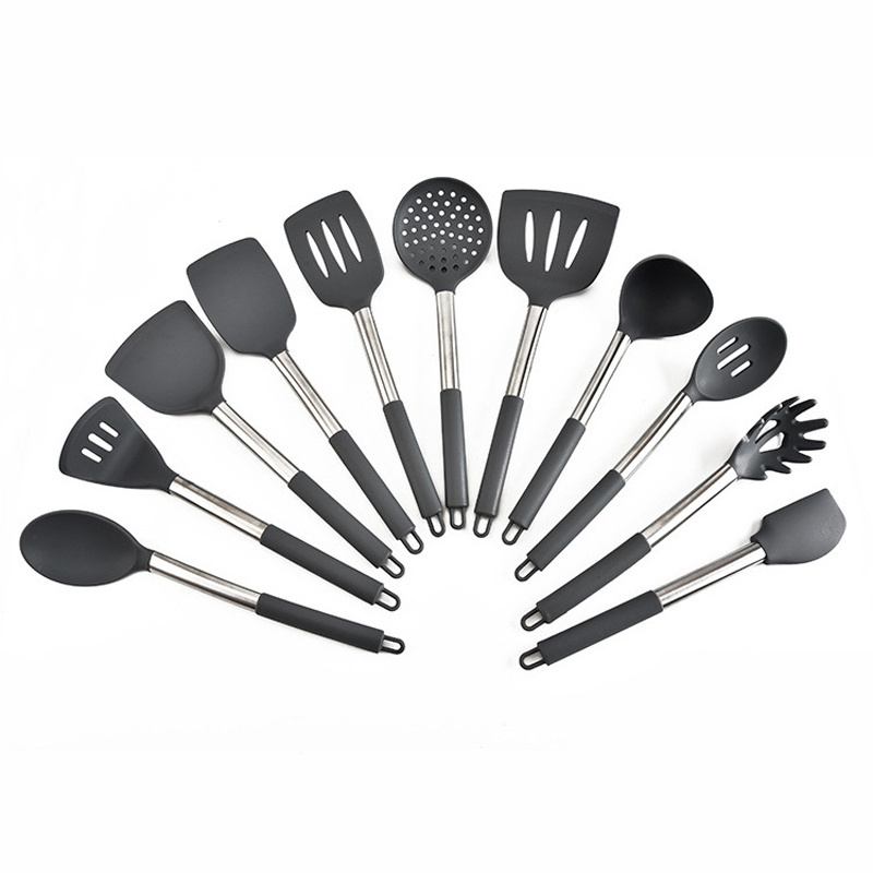 Kitchen utensils cookware set of 11 pcs stainless steel spoon