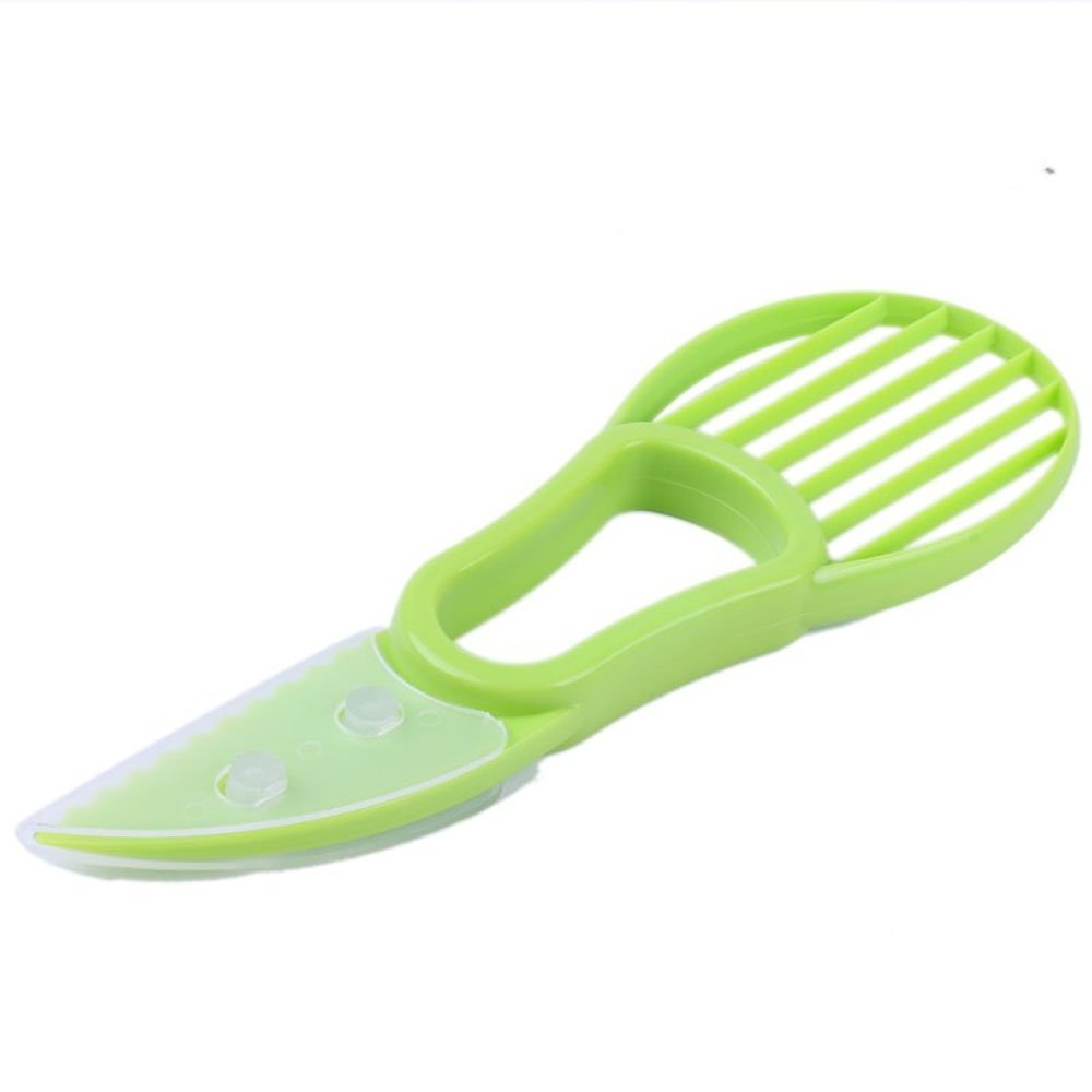 Household  Multifunction Manual Plastic 3 in 1 Cutter Avocado Slicer