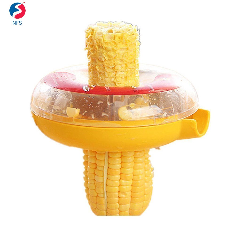 One Step Corn Stripper Stainless Steel Corn Kerneler Peeler