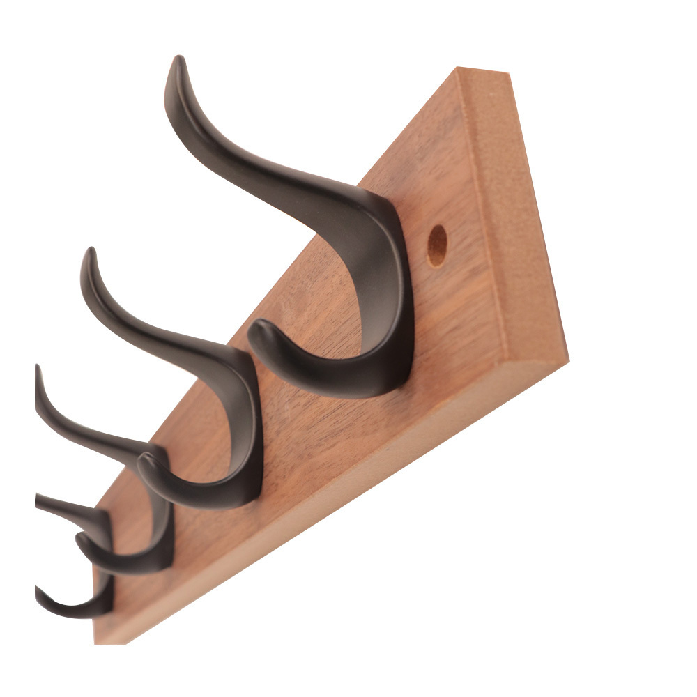 Wall Mounted Coat Rack With Shelf Wooden Entryway Shelf With 4 Hooks