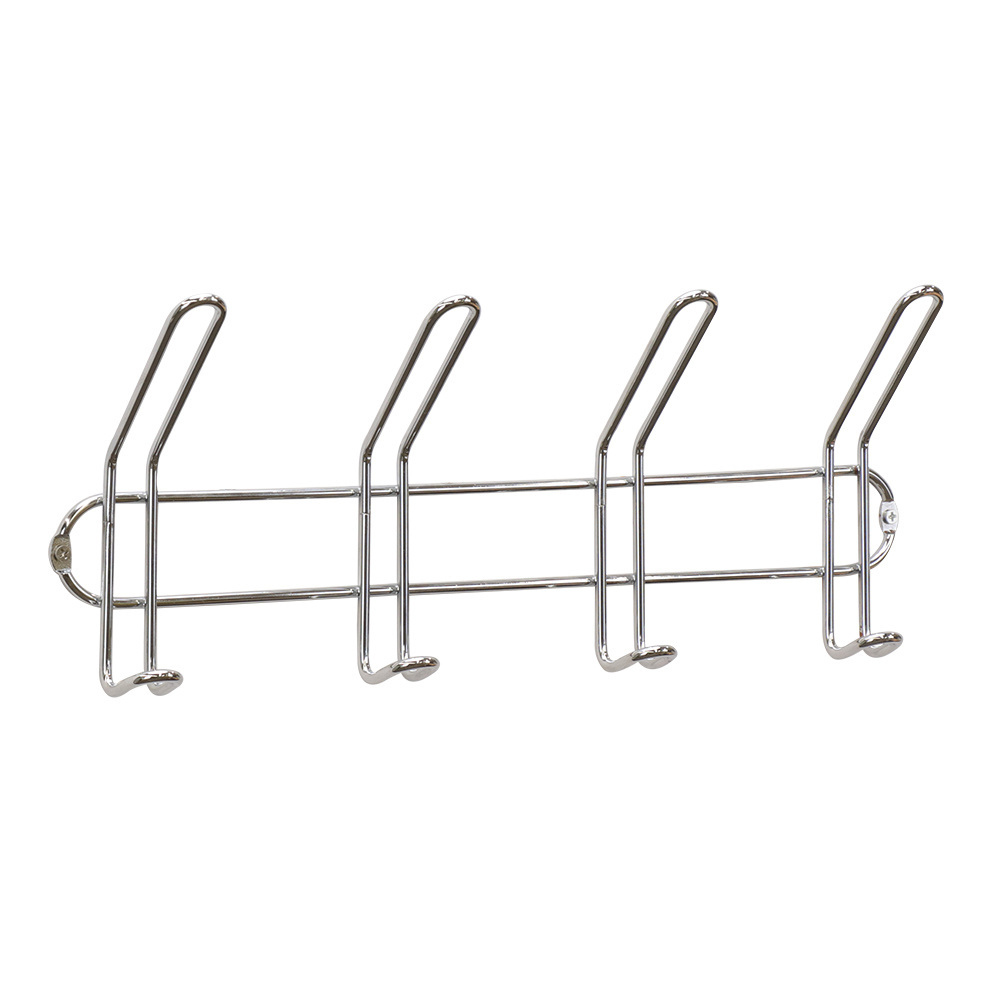 Good Selling Chrome Iron Rust-proof Bathroom Back Door Hanger Wall Hooks and Coat Racks For Hanging Clothes