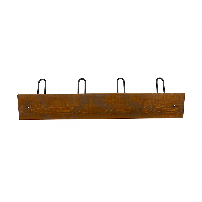 Hot Selling Product Vintage Furniture Hardware Wall Coat Hooks Wooden Plate Hooks