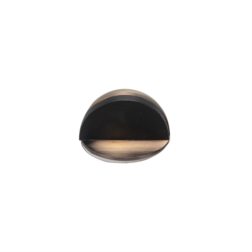 Safety Zinc Alloy Door Stopper with Rubber Bumper Half Ball Round Zamark Door Stopper Home Use