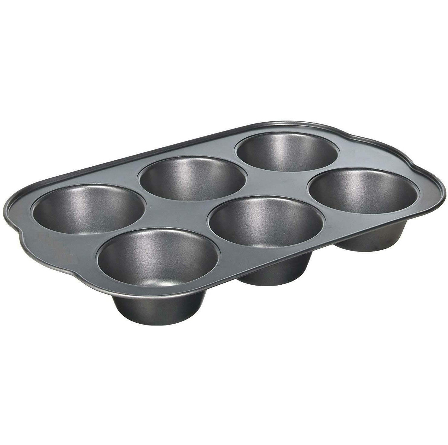 nonstick small carbon steel roasting kitchen bakeware 6 cup muffin tray bread baking pan mini cake pan