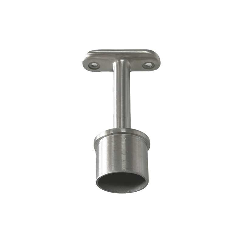 AISI304 316 Stainless Steel Handrail Accessories Mirror Pipe Support Balustrade Saddle Round Handrail Bracket