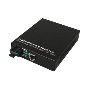 10 100 1000M FTTH Media Converter Internal Power Supply 120km RJ45 Fiber Optical Media Converter 1.25G TJ40MCISX