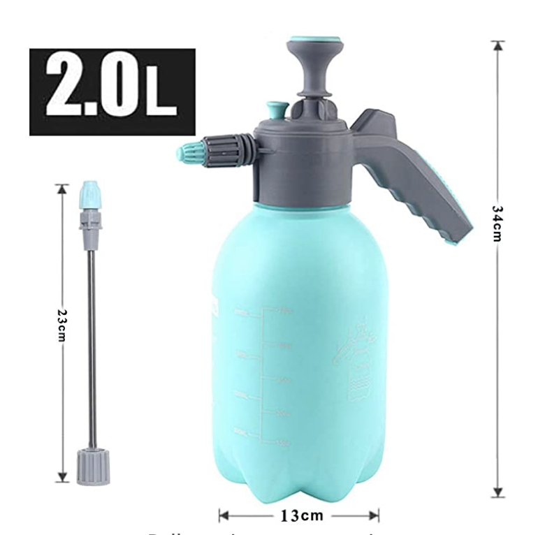 adjustable hand held foam spray gun water pump pressure sprayer with extend pole