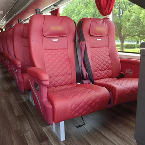 2024 new arrival luxury business class bus passenger seat PVC leather wrapped back reclining RV refitting seat