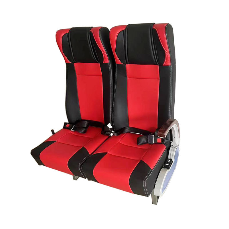 2023 new arrival stitching color pattern back reclining passenger seat with aluminum armrest for bus or marine boat