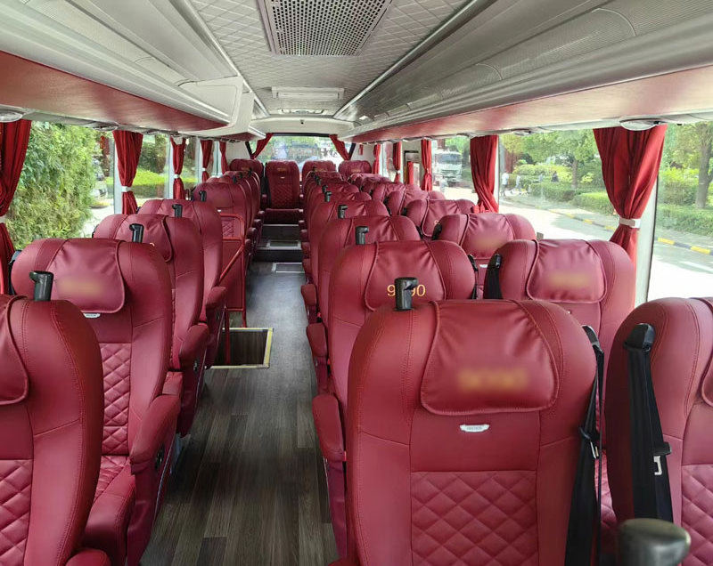 2024 new arrival luxury business class bus passenger seat PVC leather wrapped back reclining RV refitting seat