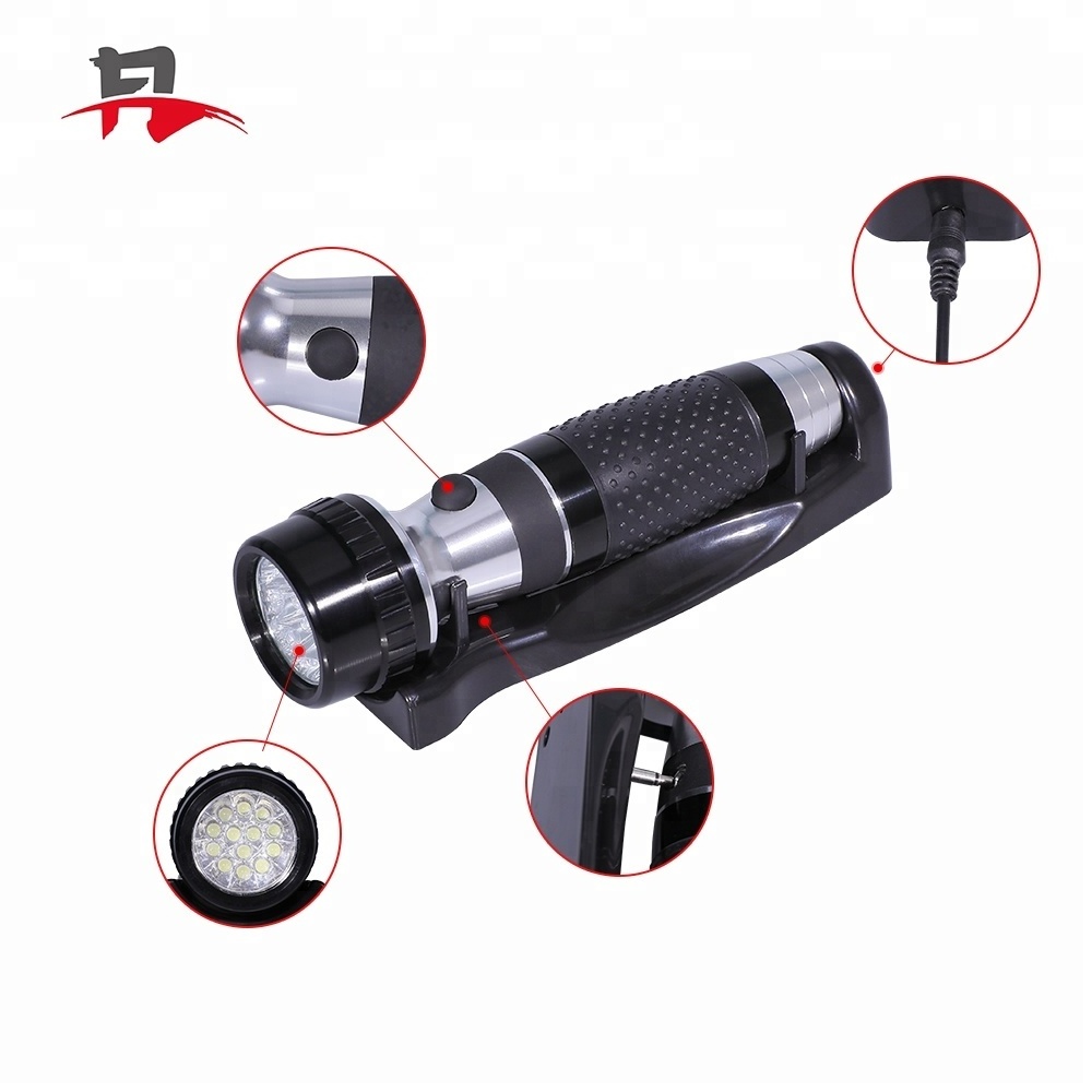 Wall Mounted Emergency Hotel Bright Light Rechargeable Hotel Flashlight