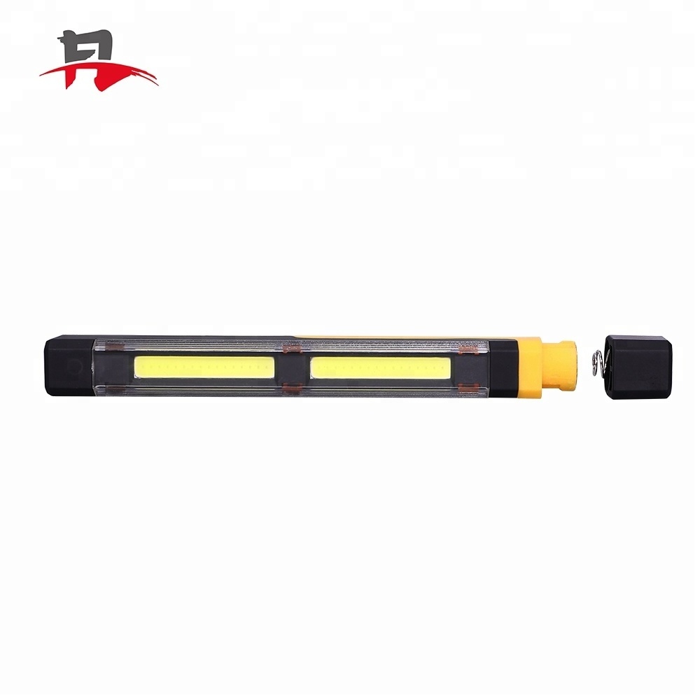 Super Bright Handheld Waterproof Flashlight Pen With Magnet Mini 2cob Led Work Light