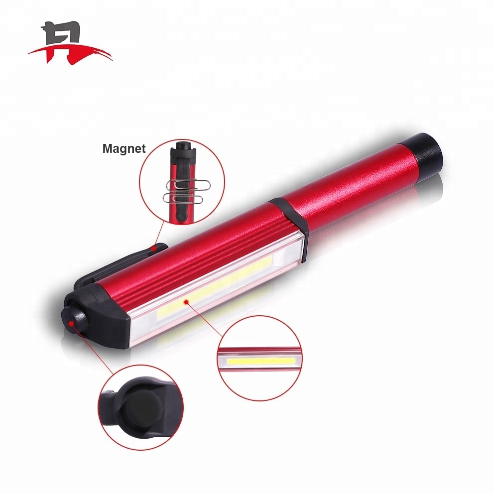 3W COB Work Light With Magnetic LED Pen Torch Light