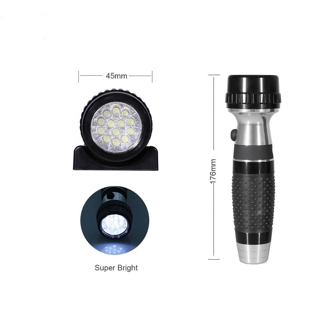 LED rechargeable hotel flashlight torch light for hotel room popular aluminum flashlight