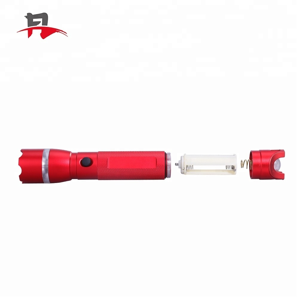 Factory Outlet Portable SOS Light Distress for Danger Camping Hiking Whistle Aluminum LED Flashlight