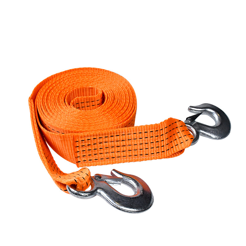 Heavy Duty Vehicle Safety Polyester Cargo Belt Transport Lashing Belt Trailer Tire Tow Strap