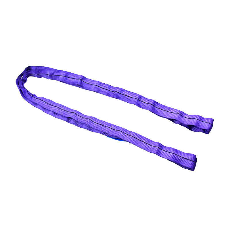 1T x 1.5M S.F. 7:1 Made China Purple Heavy Duty Endless Round Sling Strap Polyester Round Lifting Sling