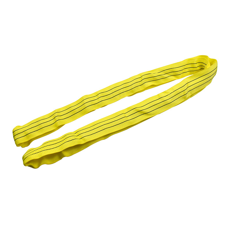 1t 2t 3t 4t 5t 6t 8t 10t 12t 100% Polyester  Eslinga Hoist Lifting Belt Sling Round Lifting Slings