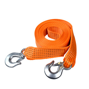 Heavy Duty Vehicle Safety 2" Polyester Cargo Belt Transport Lashing Belt trailer Tow Hook strap