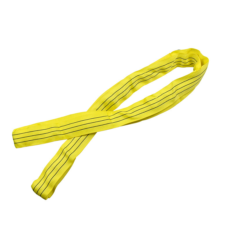 1t 2t 3t 4t 5t 6t 8t 10t 12t 100% Polyester  Eslinga Hoist Lifting Belt Sling Round Lifting Slings