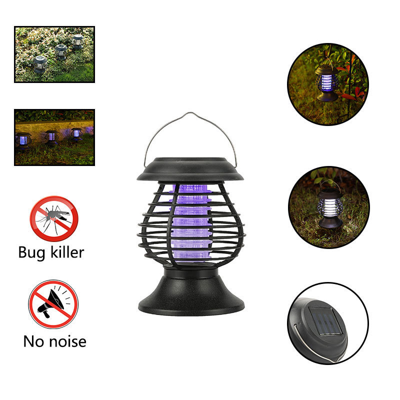 Easy Handle Black Plastic Material 625hz Mosquito Killer Outdoor Ultimate Mosquito Killer Solar Mosquito Killer