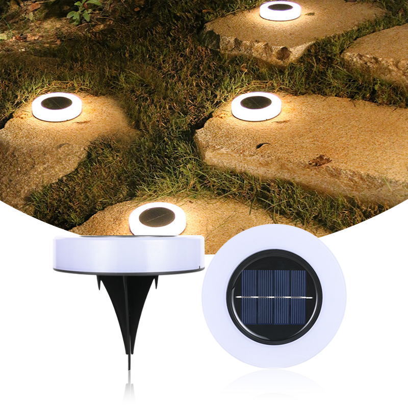 LED Solar Night Light Outdoor Solar Power Buried Lights Underground Lamp IP65 LED Outdoor Yard Pathway Patio Driveways Lights