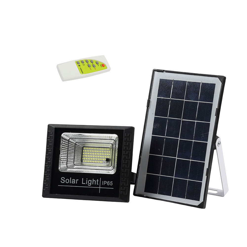 Outdoor ip65 aluminum waterproof rechargeable remote control outdoor 25w 35w 45w 65w 80w 120w 200w led solar flood light