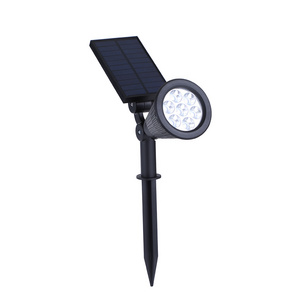 OEM Garden ABS Ip44 Spot Light Solar Light Outdoor Solar Led Spot Stake Light for Outdoor Garden Landscape