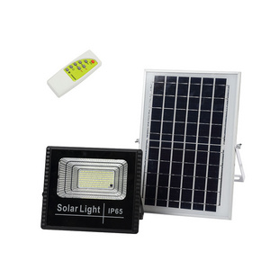 Outdoor ip65 aluminum waterproof rechargeable remote control outdoor 25w 35w 45w 65w 80w 120w 200w led solar flood light