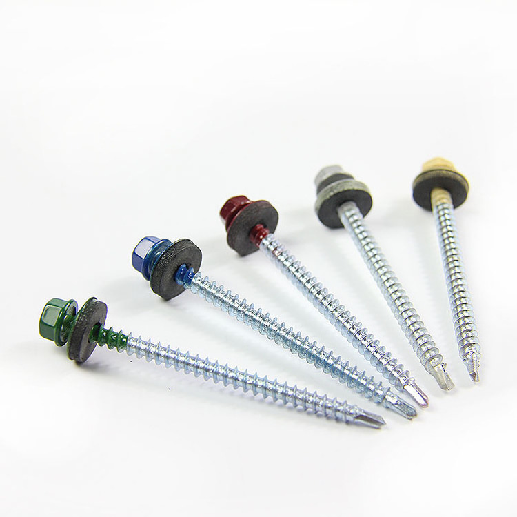 factory screw DIN7504K fasteners roofing screw with EPDM washer