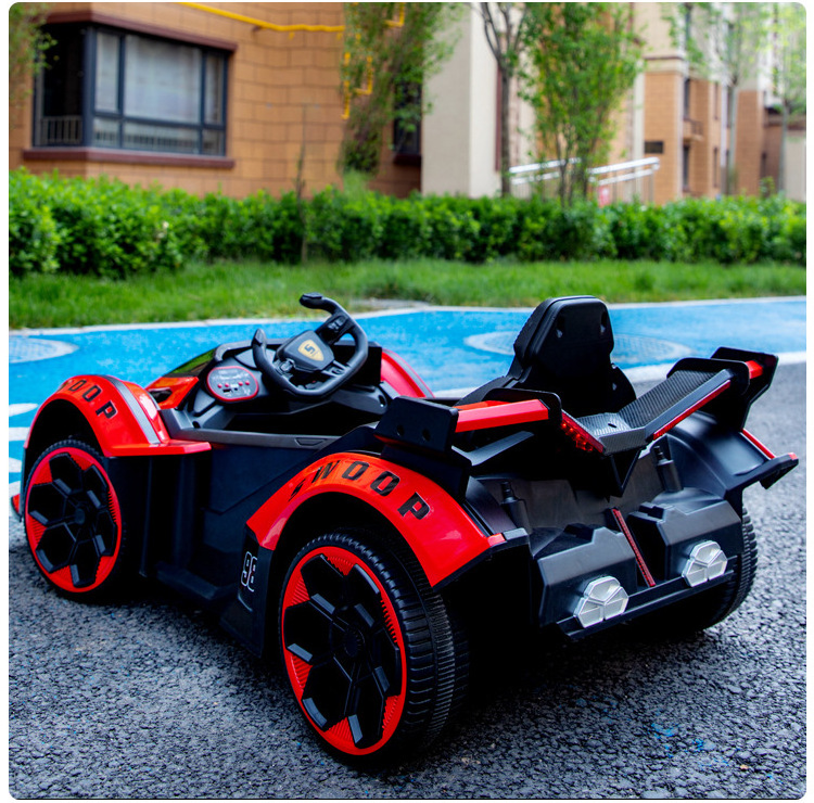 New children's electric car four-wheel drive with remote control male and female baby  can sit adult children toy car