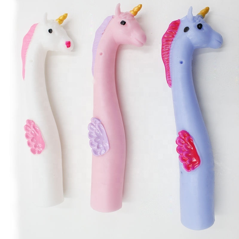 Superstar New Arrival TPR Eco-Friendly Animal Unicorn Finger Toy Puppet Cute Cartoon Toy Soft Toy For Kids