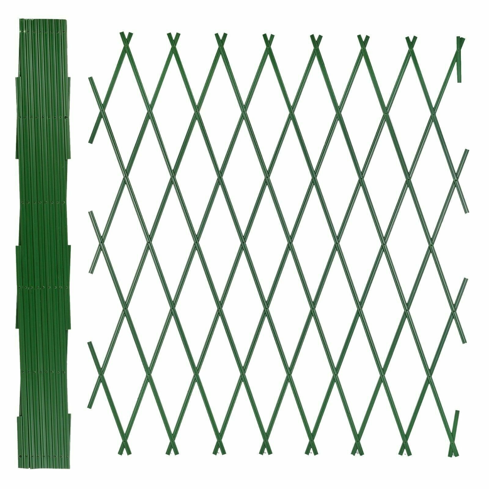 Expanding Plastic Garden Trellis - Screening Extending Fencing Trellis Panel Support Climbing Flowers and Plants