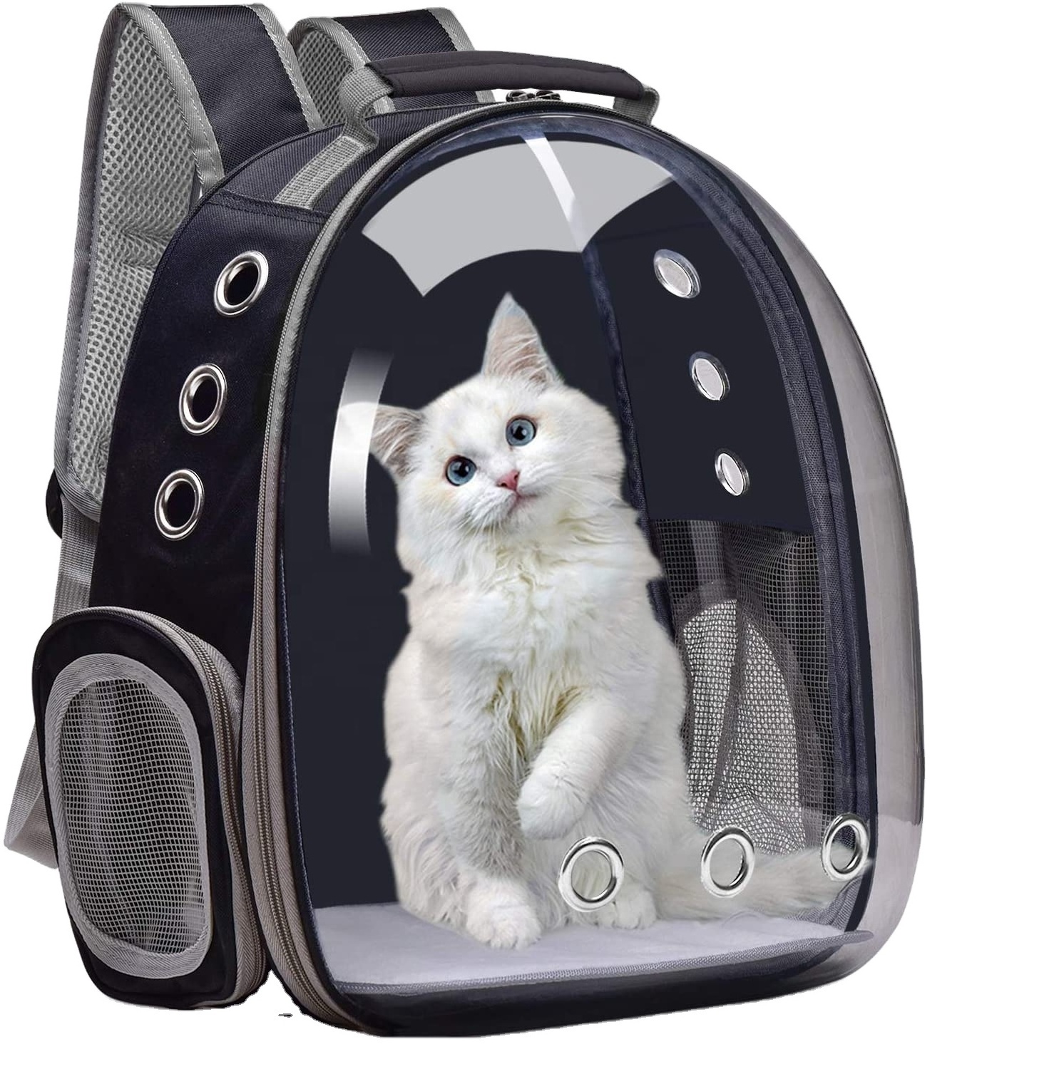 High Quality Transparent Space Capsule Cat Backpack Outdoor Chest And Shoulders Large Space Cats Pet Backpack