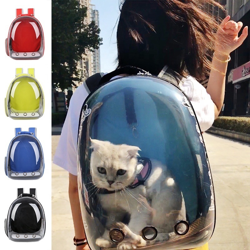 High Quality Transparent Space Capsule Cat Backpack Outdoor Chest And Shoulders Large Space Cats Pet Backpack