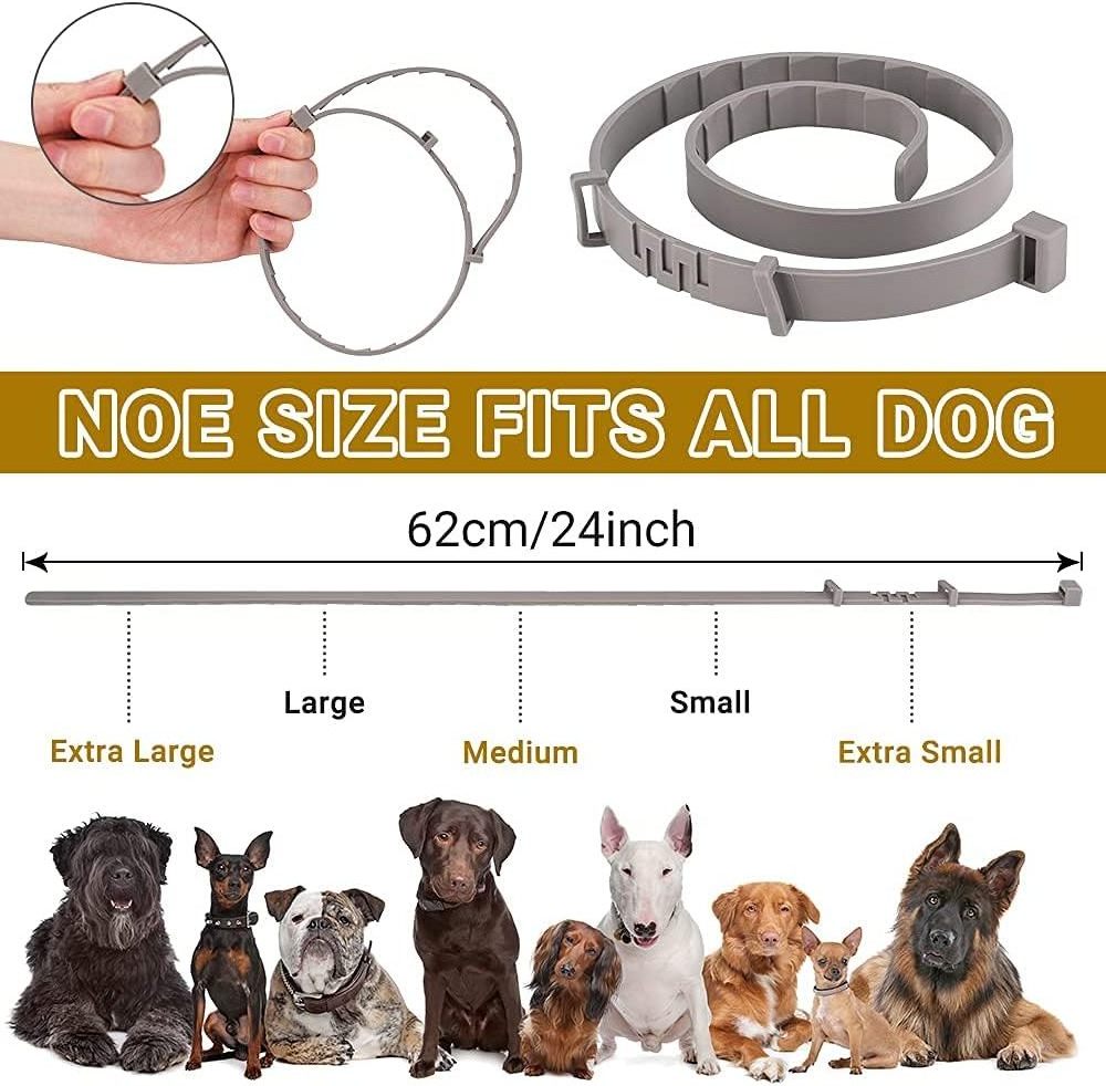 New design natural and safe anti-flea mosquito and tick collar for big dogs