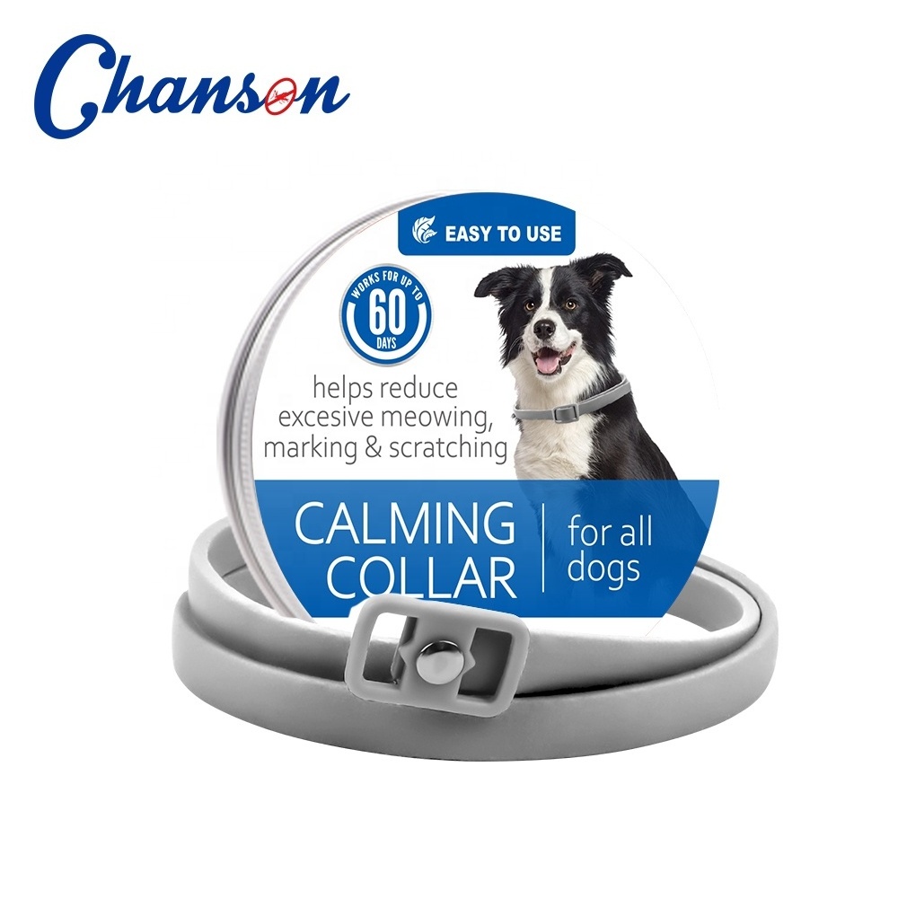 Adjustable Calming Collar for Dogs  100% Natural and Safe Calming Collar Waterproof Dog Calming Pheromone