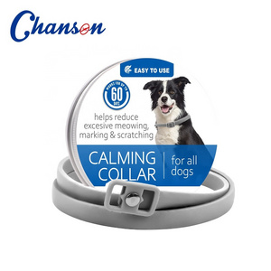 Adjustable Calming Collar for Dogs  100% Natural and Safe Calming Collar Waterproof Dog Calming Pheromone