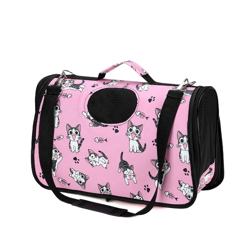 Hot Selling Portable Pet Bag Travel Carrier Cat Carrying Bag Safety Transport Cat Dog Pouch Travel  Bags