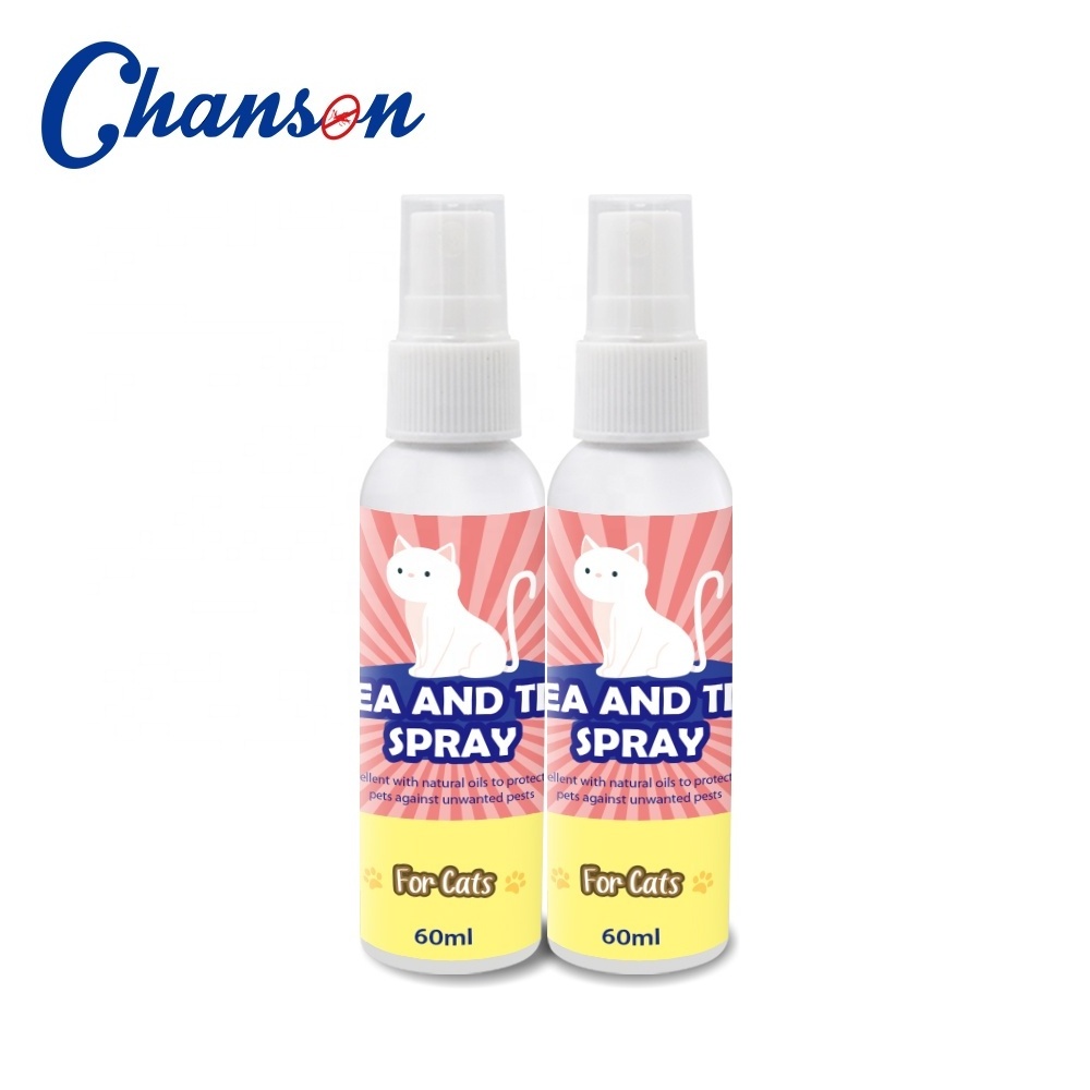 Custom private label household pet flea tick spray for dogs