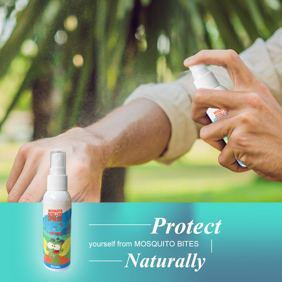 Chanson factory pest control products spray plant essential oils 60 ml anti mosquito repellent liquid spray