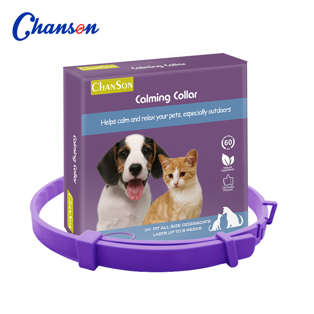 High Quality Adjustable Calming Collar for Dogs  100% Natural and Safe Calming Collar Waterproof Dog Calming Pheromone