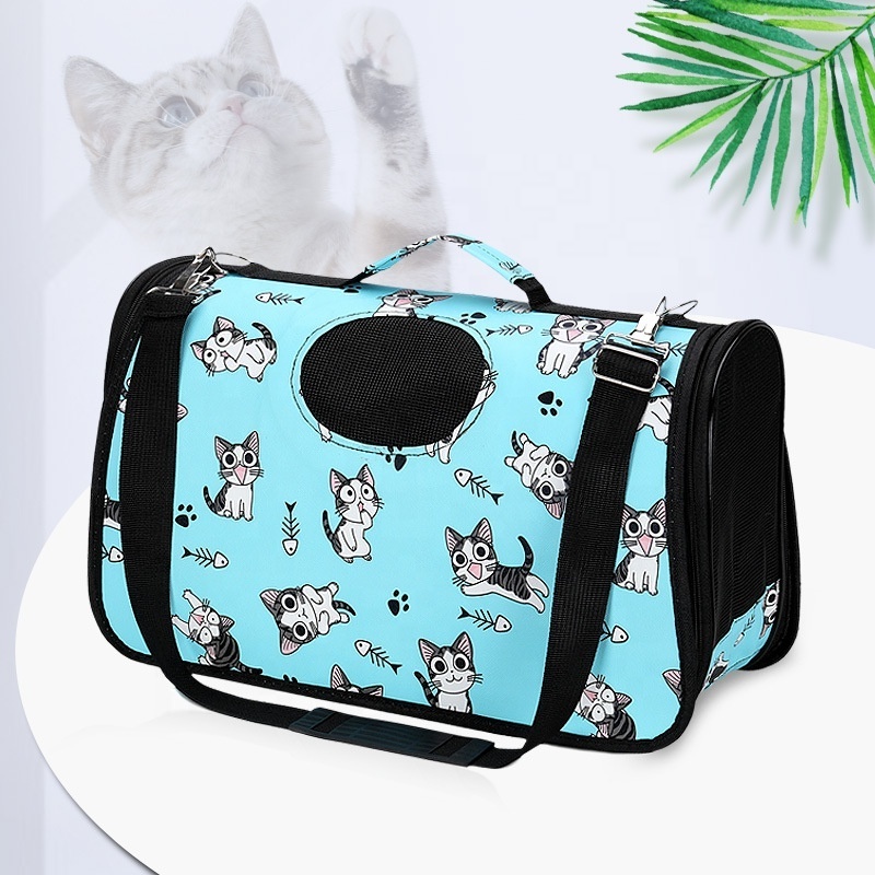 Hot Selling Portable Pet Bag Travel Carrier Cat Carrying Bag Safety Transport Cat Dog Pouch Travel  Bags