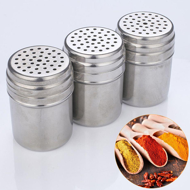 High Quality Wholesale Custom Cheap storage bottle picnic spice jars stainless steel spice bottle