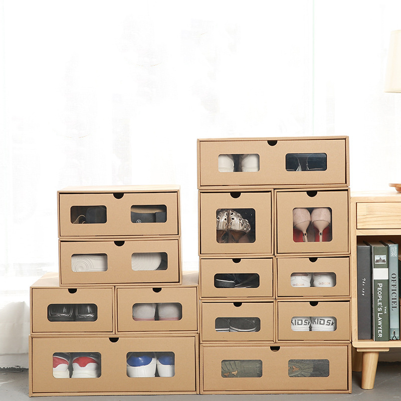 New Style Hot selling eco friendly shoe boxes shoes organizers storage multifunction shoe box stackable