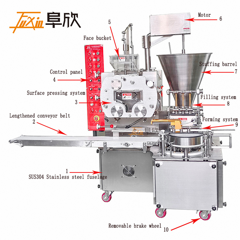 Source manufacturers multi-function siu mai machine intelligent lace pressing siomai machine Shaomai forming machine