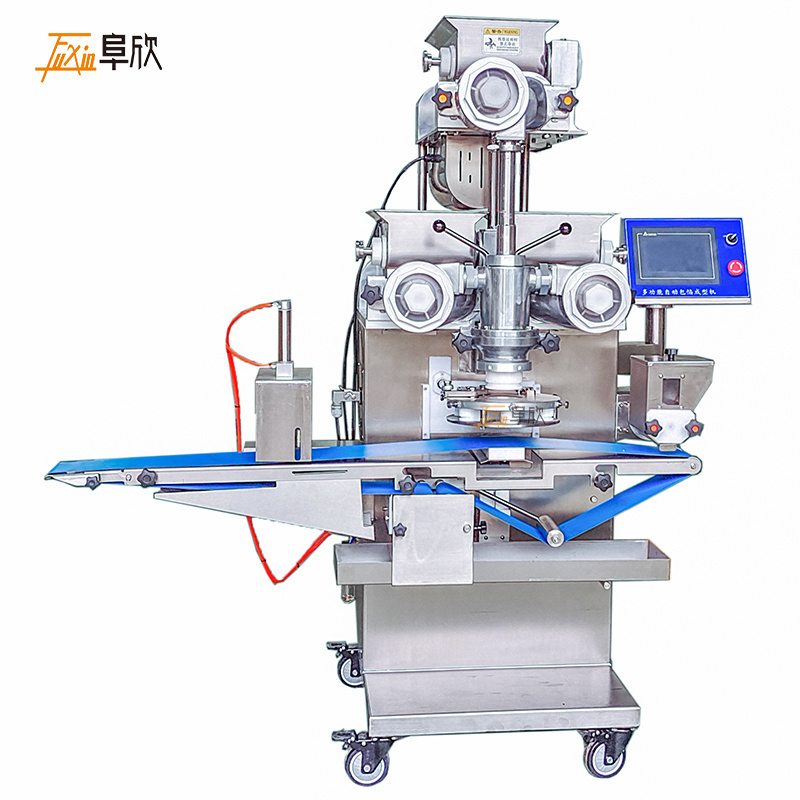 Automatic Multi functional Snack Food Double-filling Cookie Biscuit Encrusting Machine