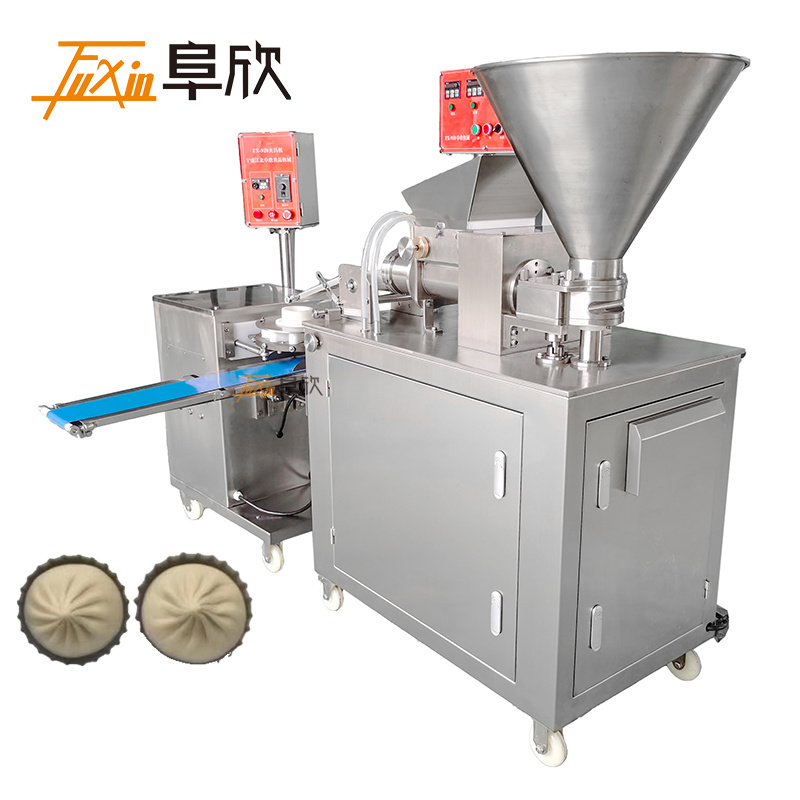 Commercial fully automatic baozi machine non-embroidery steel Xiaolongbao canteen Sheng bao soup steamed bun machine