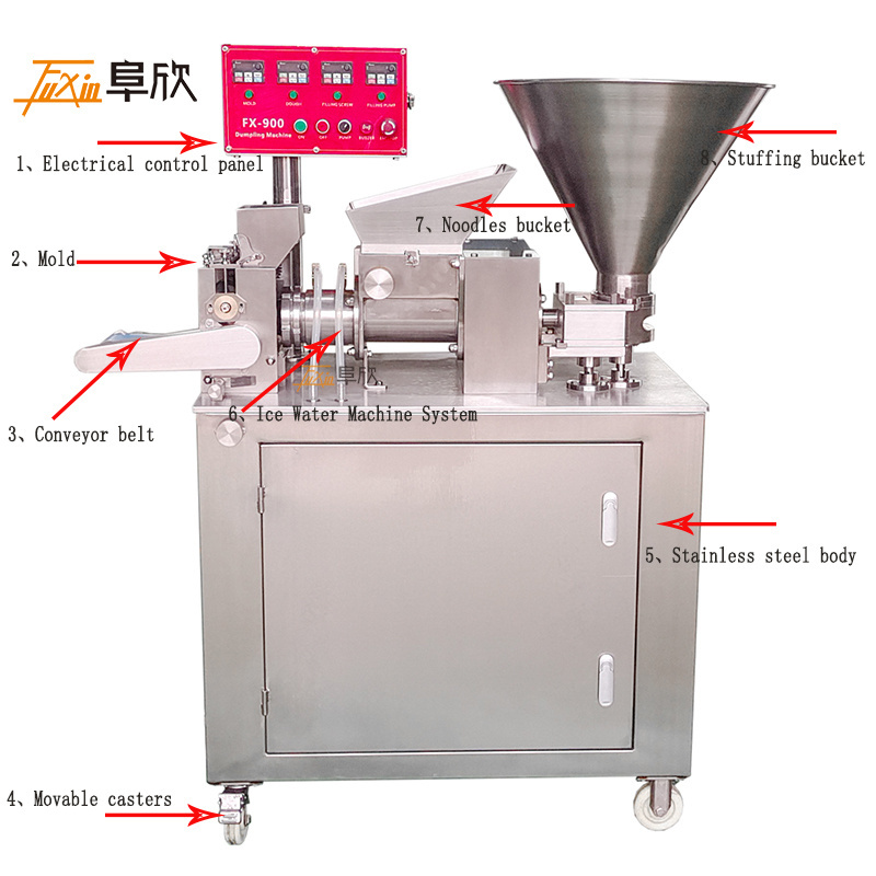 Manufacturers produce Fuxin food dumpling machine commercial frozen dumpling machine machinery